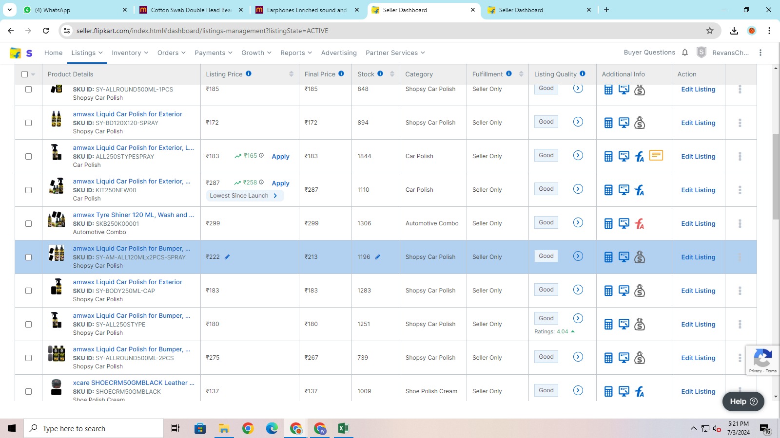 FLIPKART ACCOUNT MANAGEMENT